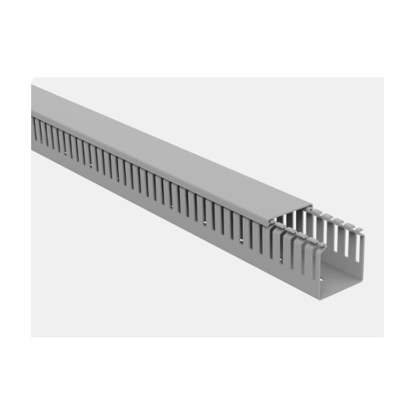 Canaleta Aberta Enerbras 50X50Mm Cinza 2M Organização De Cabos-cc7ecde8-28c8-4619-a65f-9a0b87622d10