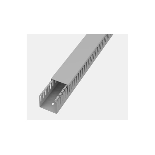 Canaleta Aberta Enerbras 50X50Mm Cinza 2M Organização De Cabos-97bef2dc-2e26-47ca-bb2a-0abc0114c079