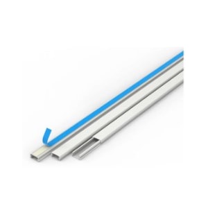 Canaleta Branca Belmar Sistema X 20X10X2000Mm Auto Adesiva Em PVC