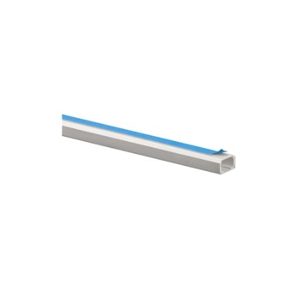 Canaleta Branca Belmar Sistema X 20X10X2000Mm Auto Adesiva Em PVC