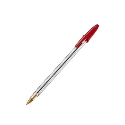 Caneta Bic Cristal Vermelha Esferográfica Ponta Média 1,0Mm