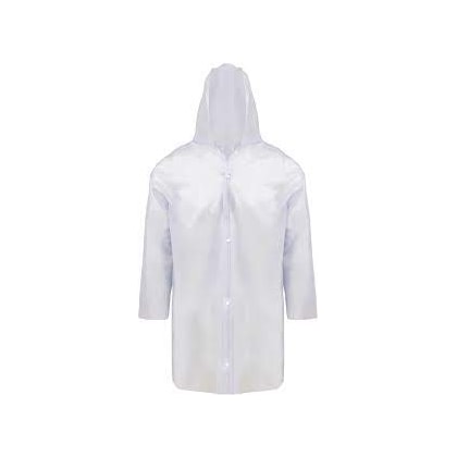 CAPA DE CHUVA G TRANSPARENTE COM CAPUZ