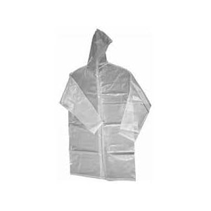 CAPA DE CHUVA GG TRANSPARENTE COM CAPUZ E FECHAMENTO POR BOTÕES C.A 36249