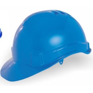 CAPACETE ABA FRONTAL AZUL LIBUS CA 36.099 COM 8 PONTOS DE FIXAÇÃO EM POLIETILENO