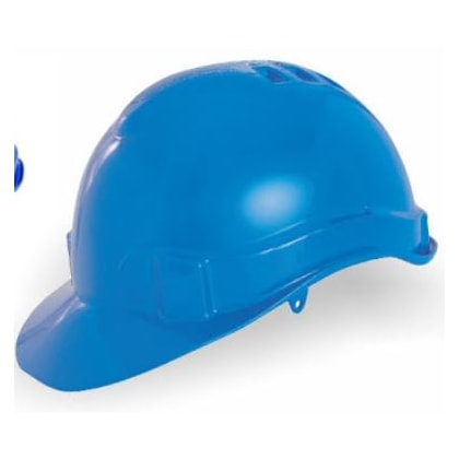CAPACETE ABA FRONTAL AZUL LIBUS CA 36.099 COM 8 PONTOS DE FIXAÇÃO EM POLIETILENO