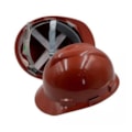 CAPACETE DE PROTEÇÃO MARROM COM ABA FRONTAL CA 498 EPI-7dcba210-572f-452b-a3a0-03f241c29480