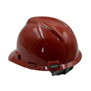 CAPACETE DE PROTEÇÃO MARROM COM ABA FRONTAL CA 498 EPI