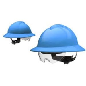 CAPACETE DE SEGURANÇA ABA TOTAL AZUL CLARO POLIETILENO CA 38999 LIBUS