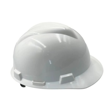 CAPACETE DE SEGURANÇA COM CARNEIRA BRANCO ABA FRONTAL C.A 498