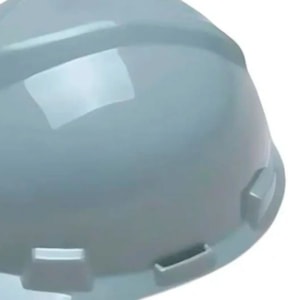 CAPACETE DE SEGURANÇA COM CARNEIRA CINZA ABA FRONTAL C.A 498