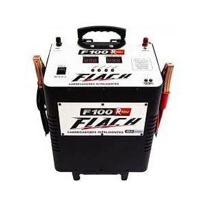 Carregador De Bateria Flach F100 Rnew 12/24V Bivolt 40A Com Auxílio De Partida 100A