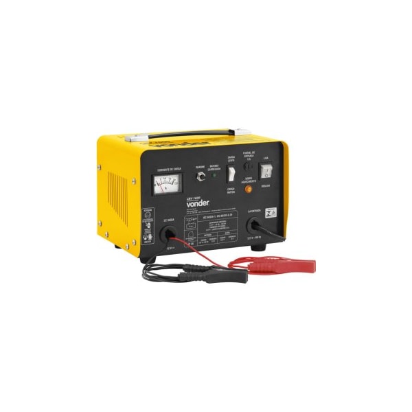 Carregador De Bateria Vonder Cbv 1600 127 V 12 V 12 A Para Baterias De 32 A 150 Ah-38202521-42f6-4f99-956a-1d54ccb2a0ba