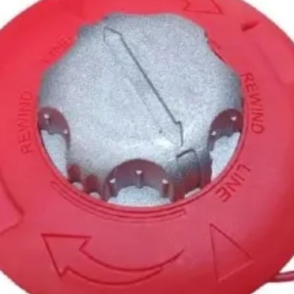 CARRETEL PARA ROÇADEIRA TOYAMA M12X1,75 MM COM 2 SAÍDAS DE NYLON 130 MM