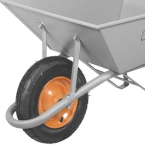 CARRINHO DE MÃO EXTRAFORTE TRAMONTINA 65L CHAPA 20, CAÇAMBA METÁLICA REFORÇADA 77714/435