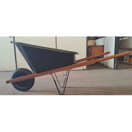 Carriola Agrícola Baleia 150 Litros Cadioli, Braços De Madeira
