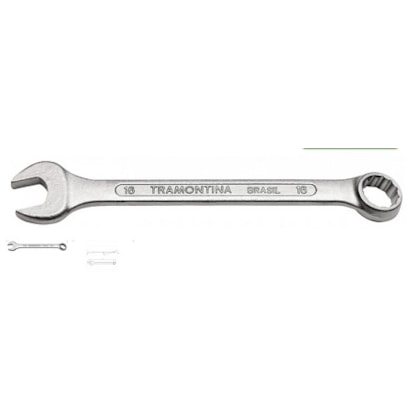 Chave Combinada Tramontina 26Mm Em Aço Carbono Temperado Com Acabamento Cromado
