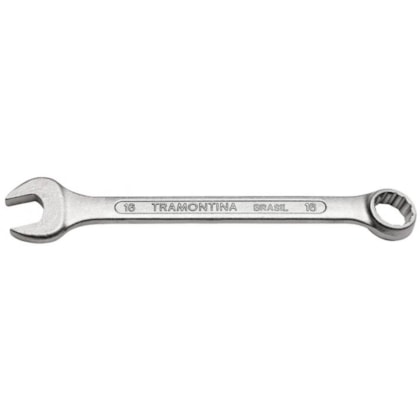 Chave Combinada Tramontina 30Mm Em Aço Carbono Temperado Cromada Com Pescoço Curto