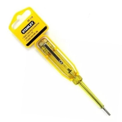 CHAVE TESTE DE CORRENTE STANLEY 100 A 500V CABO ISOLADO TRANSPARENTE