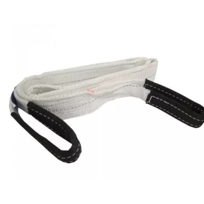 Cinta De Elevação Sling 2 Ton 1M 50Mm Poliéster Branca