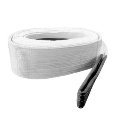 Cinta De Elevação Sling Fita Cabo 5 Toneladas 3M 60Mm Branca Fator De Segurança 5:1