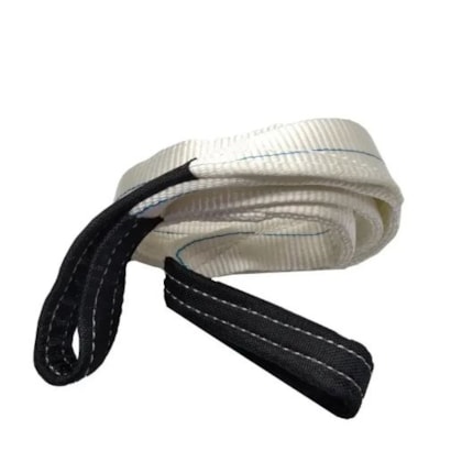 CINTA DE ELEVAÇÃO SLING FITA CABO 5T 4M 60MM BRANCA