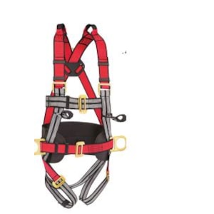CINTO PARAQUEDISTA STEELFLEX 4 PONTOS CA 45073 SEM TALABARTE COM SUPORTE LOMBAR ACOLCHOADO
