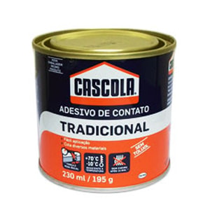 COLA CASCOLA TRADICIONAL 195G SEM TOLUOL PARA MADEIRA E LAMINADOS