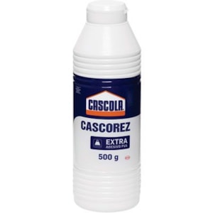 COLA CASCOREZ EXTRA CASCOLA 500G ADESIVO VINÍLICO PARA MADEIRA E MATERIAIS POROSOS