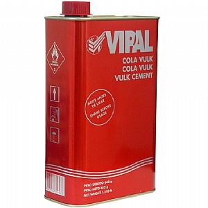 Cola Cimento Quente Vipal 900Ml 685G Para Vulcanização E Reforma De Pneus