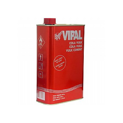 Cola Cimento Quente Vipal 900Ml 685G Para Vulcanização E Reforma De Pneus