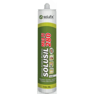 COLA DE SILICONE ACÉTICO SOLUSIL INCOLOR 230G MULTIUSO