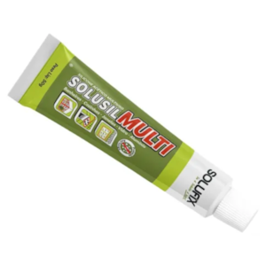 COLA DE SILICONE ACÉTICO SOLUSIL TRANSPARENTE 50G MULTIUSO