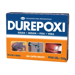 COLA DUREPOXI 250G LOCTITE ADESIVO EPÓXI BICOMPONENTE RESISTENTE ATÉ 150°C