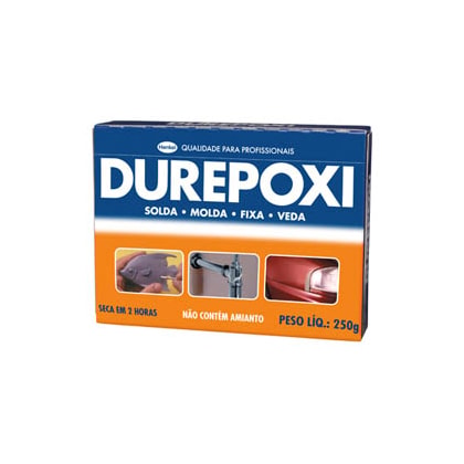COLA DUREPOXI 250G LOCTITE ADESIVO EPÓXI BICOMPONENTE RESISTENTE ATÉ 150°C