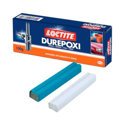 Cola Durepoxi Loctite 100G Adesivo Epóxi Madeira, Metal, Vidro, Cerâmica, Concreto
