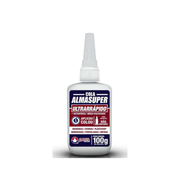 COLA INSTANTÂNEA 100G ALMATA ALMASUPER MÉDIA VISCOSIDADE SECAGEM RÁPIDA-e11a7dca-bb1c-4b03-82b5-d5c17c59b19c