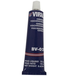 Cola Remendo Frio Vipal Bv 02 Bisnaga 18G Adesivo Para Câmaras De Ar Bicicleta Moto Carro