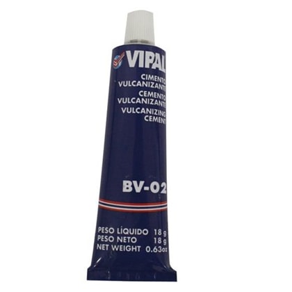 Cola Remendo Frio Vipal Bv 02 Bisnaga 18G Adesivo Para Câmaras De Ar Bicicleta Moto Carro