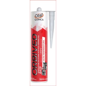 COLA SILICONE ALTA TEMP 250G VERMELHO