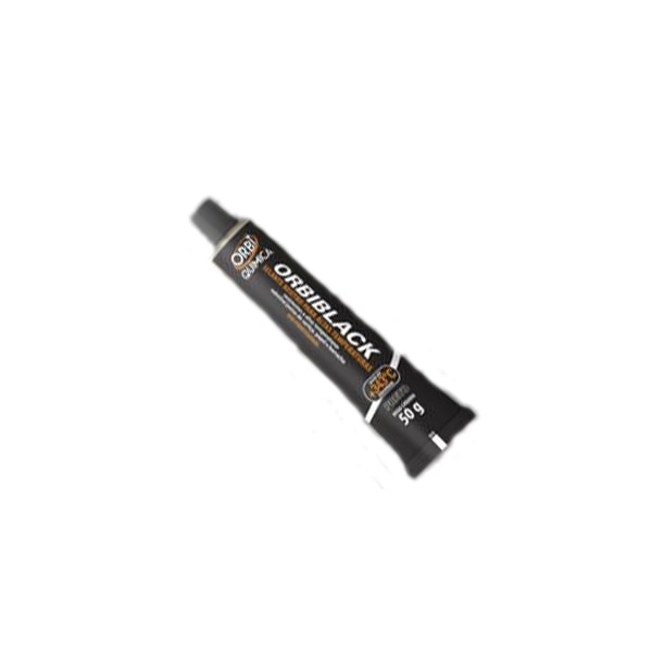 COLA SILICONE ALTA TEMPERATURA ORBI QUÍMICA BLACK 50G SELANTE NEUTRO ATÉ 240°C-173ef8cf-8e90-4b0a-8f23-0e1d93ee6073