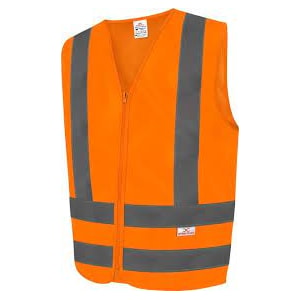 COLETE SINALIZADOR REFLETIVO STEELFLEX LARANJA FLUORESCENTE TAMANHO G CLASSE 2
