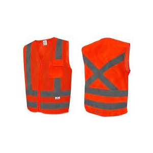 COLETE SINALIZADOR REFLETIVO STEELFLEX LARANJA XG ALTA VISIBILIDADE E SEGURANÇA