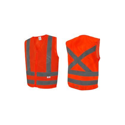 COLETE SINALIZADOR STEELFLEX LARANJA FLUOR REFLETIVO ALTA VISIBILIDADE CLASSE 2