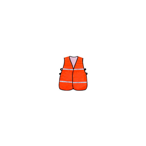 COLETE SINALIZADOR TIPO JALECO LARANJA G PLASTCOR COM FAIXAS REFLETIVAS-15a577dc-b6ec-42b9-9332-1c51cd98955f