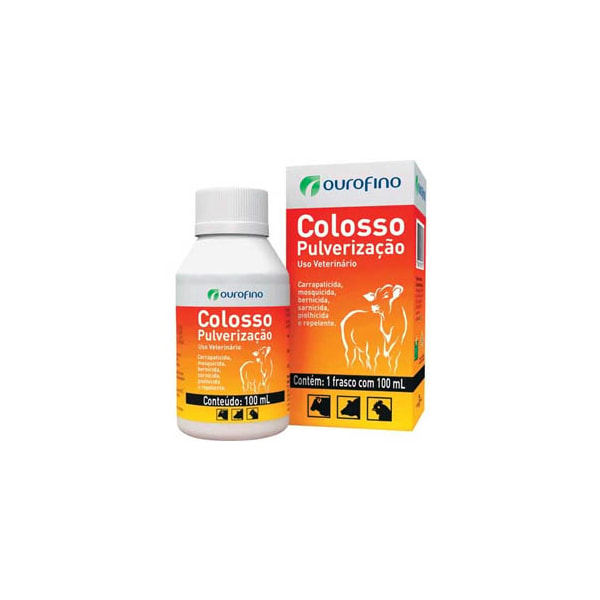 COLOSSO PULVERIZAÇÃO OURO FINO 100ML COMBATE CARRAPATOS MOSCAS PIOLHOS-a7516e42-aadb-4890-9faf-ed07babffe32