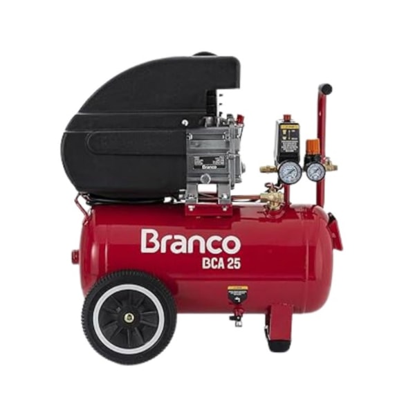 COMPRESSOR DE AR ELÉTRICO BRANCO 02CV 25L BCA 25 127V 8.2P-61ec5505-04c6-473b-9511-e7cd74ca393d