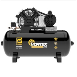 COMPRESSOR DE AR PRESSURE MONOFÁSICO 2 CV 10 PCM 100 L 140 PSI