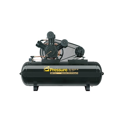 COMPRESSOR DE AR PRESSURE ONIX 40/425 W TRIFÁSICO 10 CV 40 PCM 425 L 175 PSI