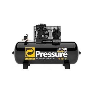 COMPRESSOR DE AR PRESSURE STORM VORTEX 450 MONOFÁSICO 3 CV 15 PCM 175 L 140 PSI
