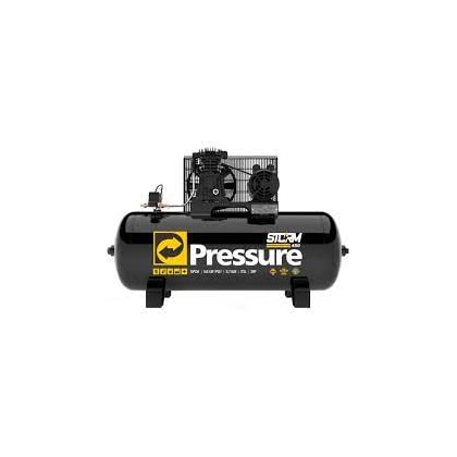 COMPRESSOR DE AR PRESSURE STORM VORTEX 450 MONOFÁSICO 3 CV 15 PCM 175 L 140 PSI